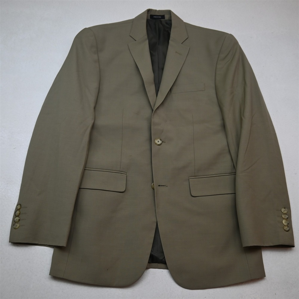 Wilke Rodriguez 36R Khaki 100% Wool Mens Blazer Suit Jacket Sport Coat